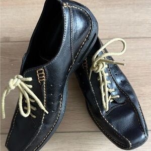 Cole Haan/NikeAir collab Black Leather Oxfords Mens Size 8